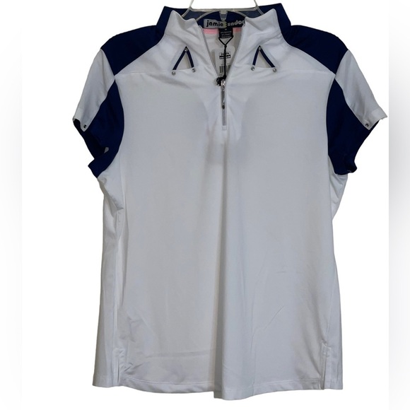 NWT Jamie Sadock Golf top, w/Sun-sense Sunshield, SPF50,. Size medium - Picture 1 of 4